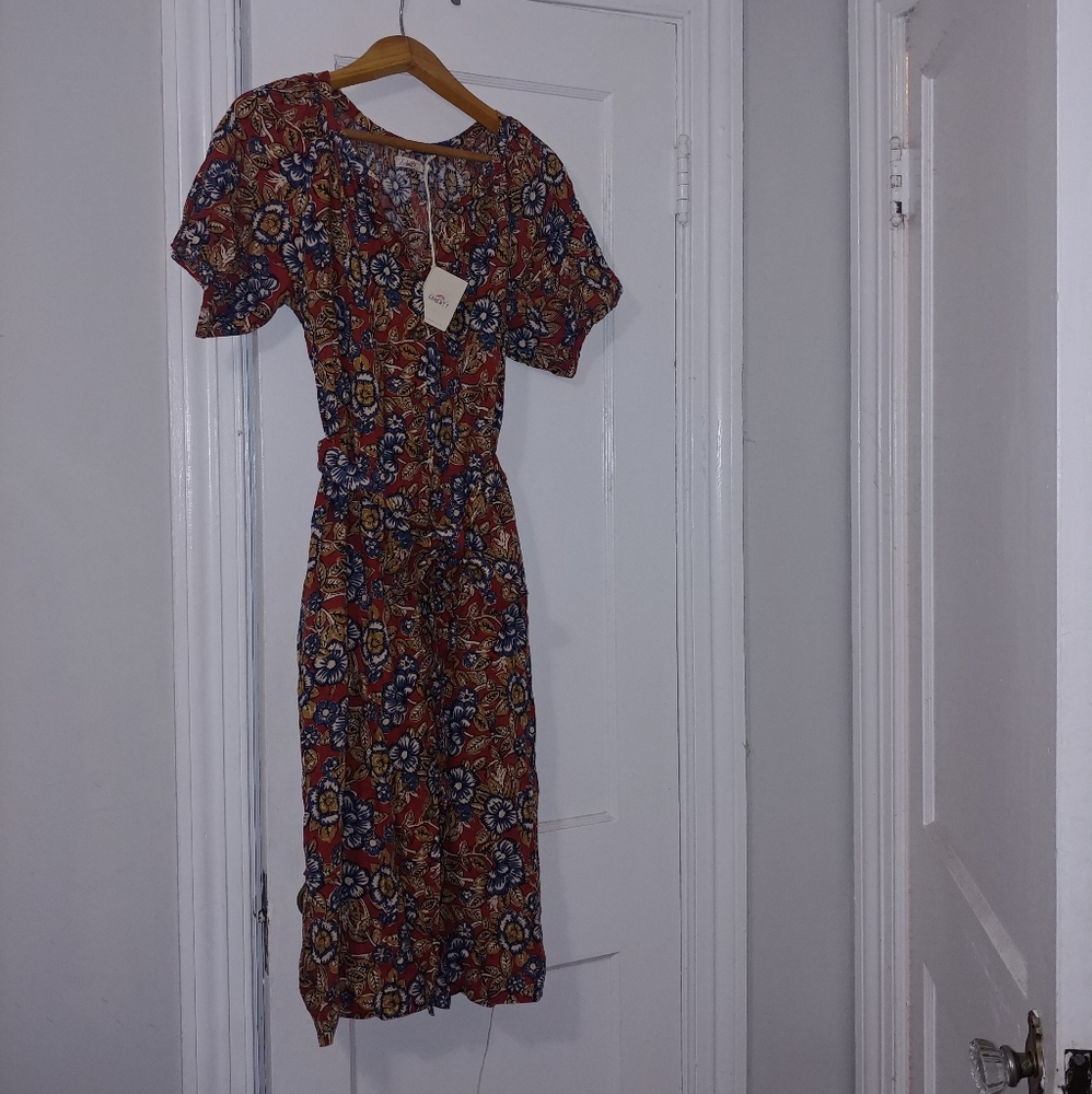 NWT Faherty floral dress